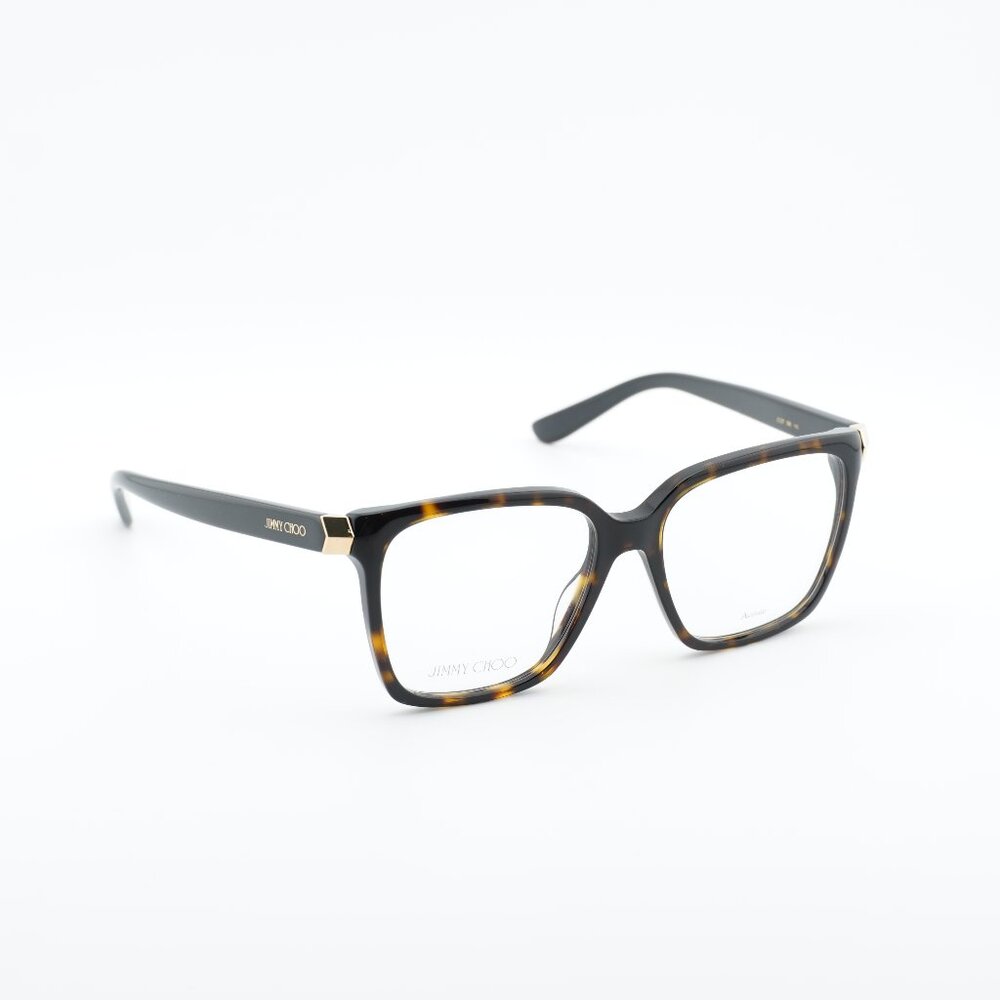Jimmy Choo JC227 0086 00 Eyeglasses Havana 52mm Square Frame